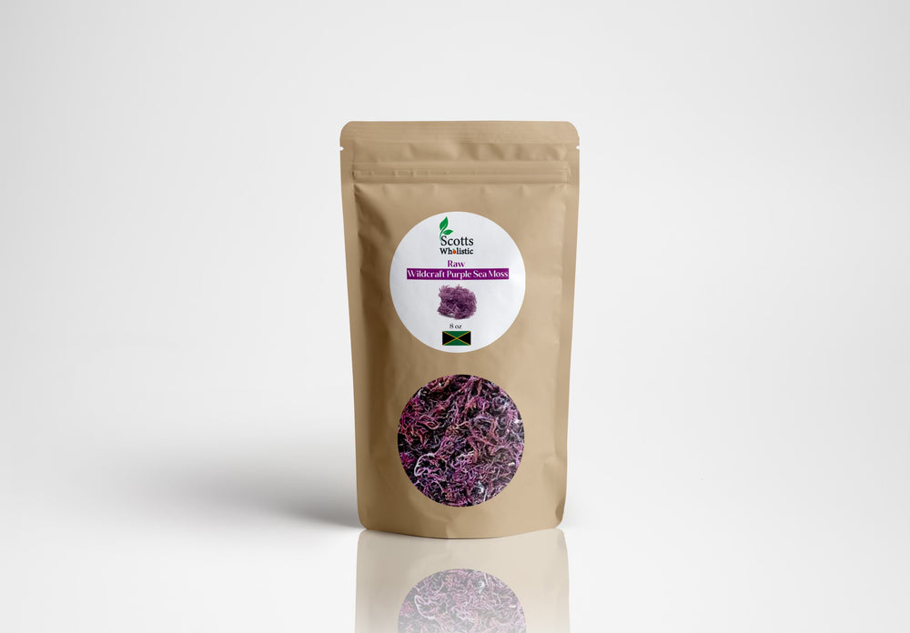 Raw Purple Wildcraft Sea Moss (Jamaica)